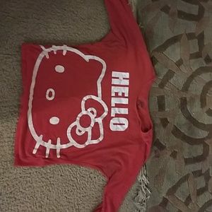 Hello kitty crop top